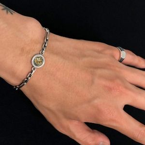 [Bs-334] 925 실버 코인 체인팔찌