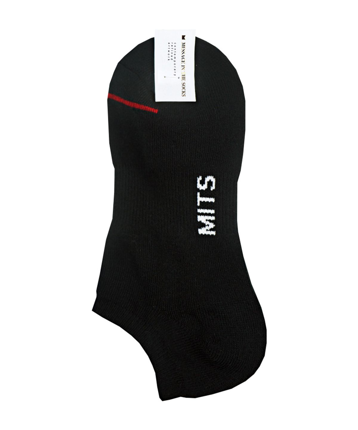 메시지인더삭스(MESSAGE IN THE SOCKS) MITS_SNEAKERS SOCKS_BK