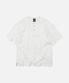 HENLEY NECK HALF TEE _ WHITE