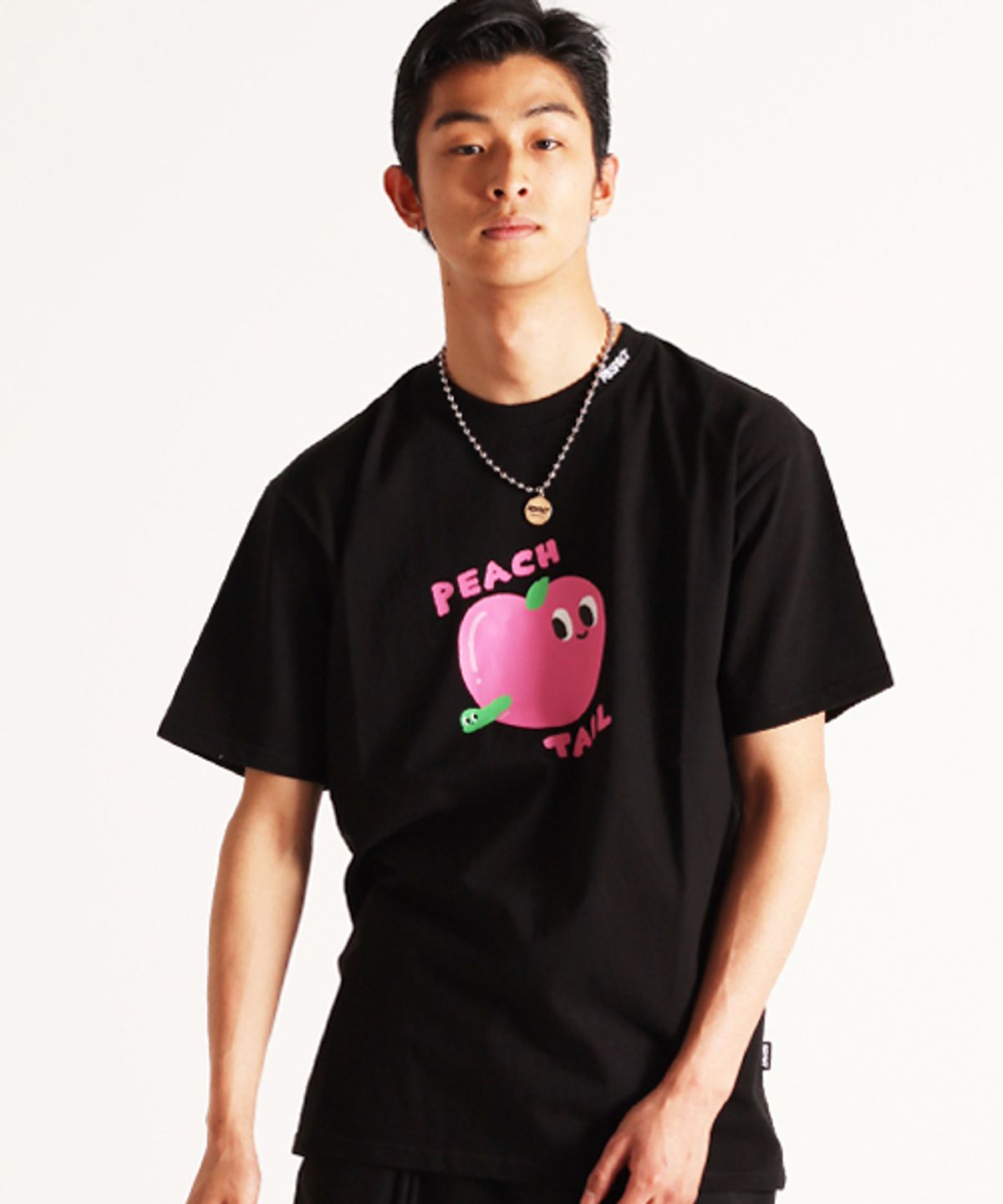 리스펙트(RESPECT) [리스펙트 X 도리] 피치 반팔티 (블랙)