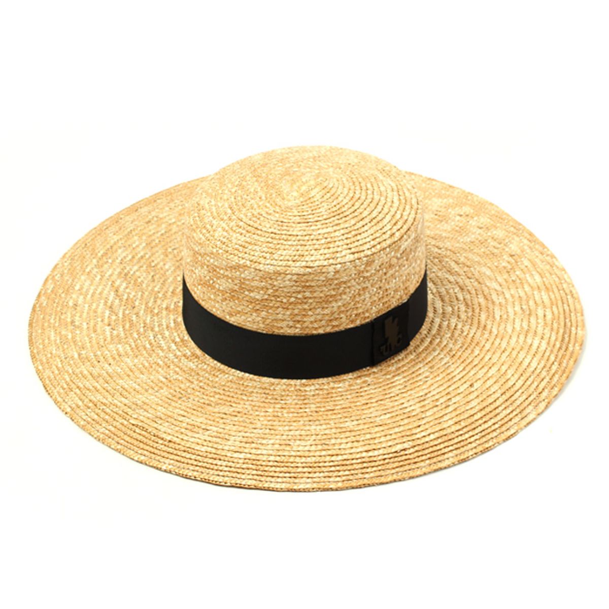 유니버셜 케미스트리(UNIVERSAL CHEMISTRY) Kangkang Flat Long Fedora BK 파나마햇