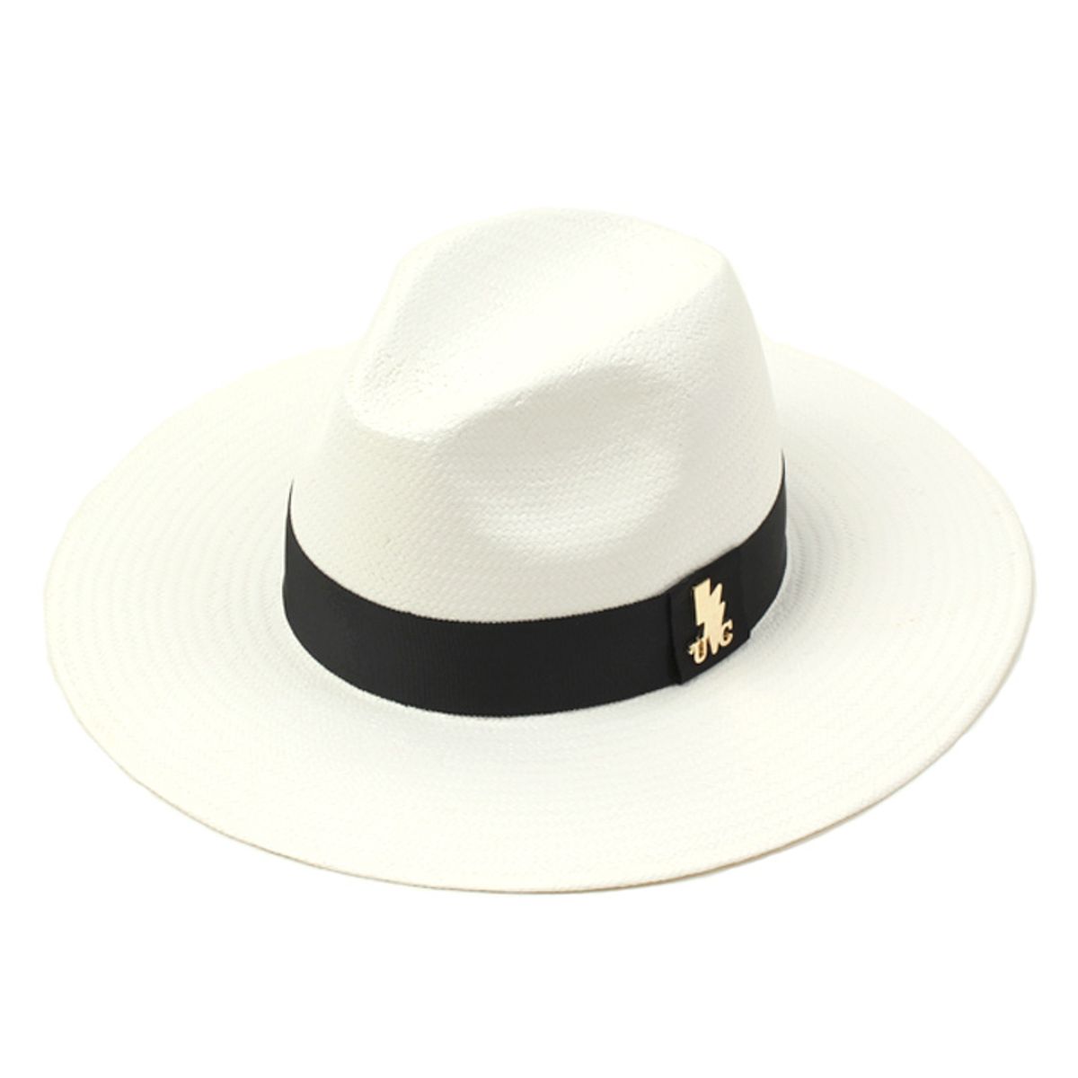 유니버셜 케미스트리(UNIVERSAL CHEMISTRY) GD Thunder Summer Long White Fedora 여름페도라