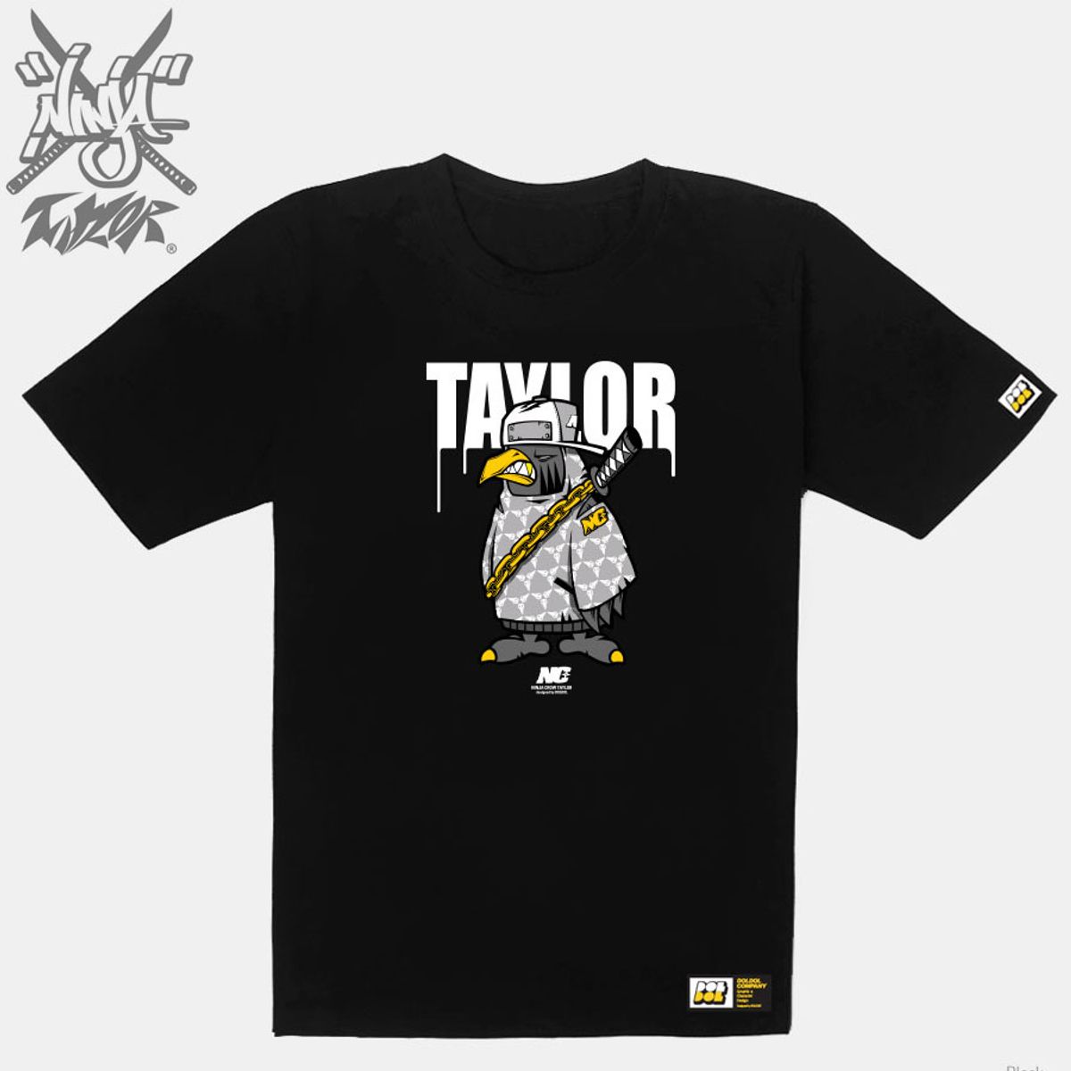 돌돌(DOLDOL) Ninja Talyor_T-shirts_09 닌자 크로우 테일러 익스트림 캐릭터 그래픽 그래피티 힙합 디자인 티셔츠