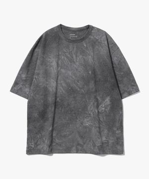 Oversize Water Washed T-Shirts [Charcoal]
