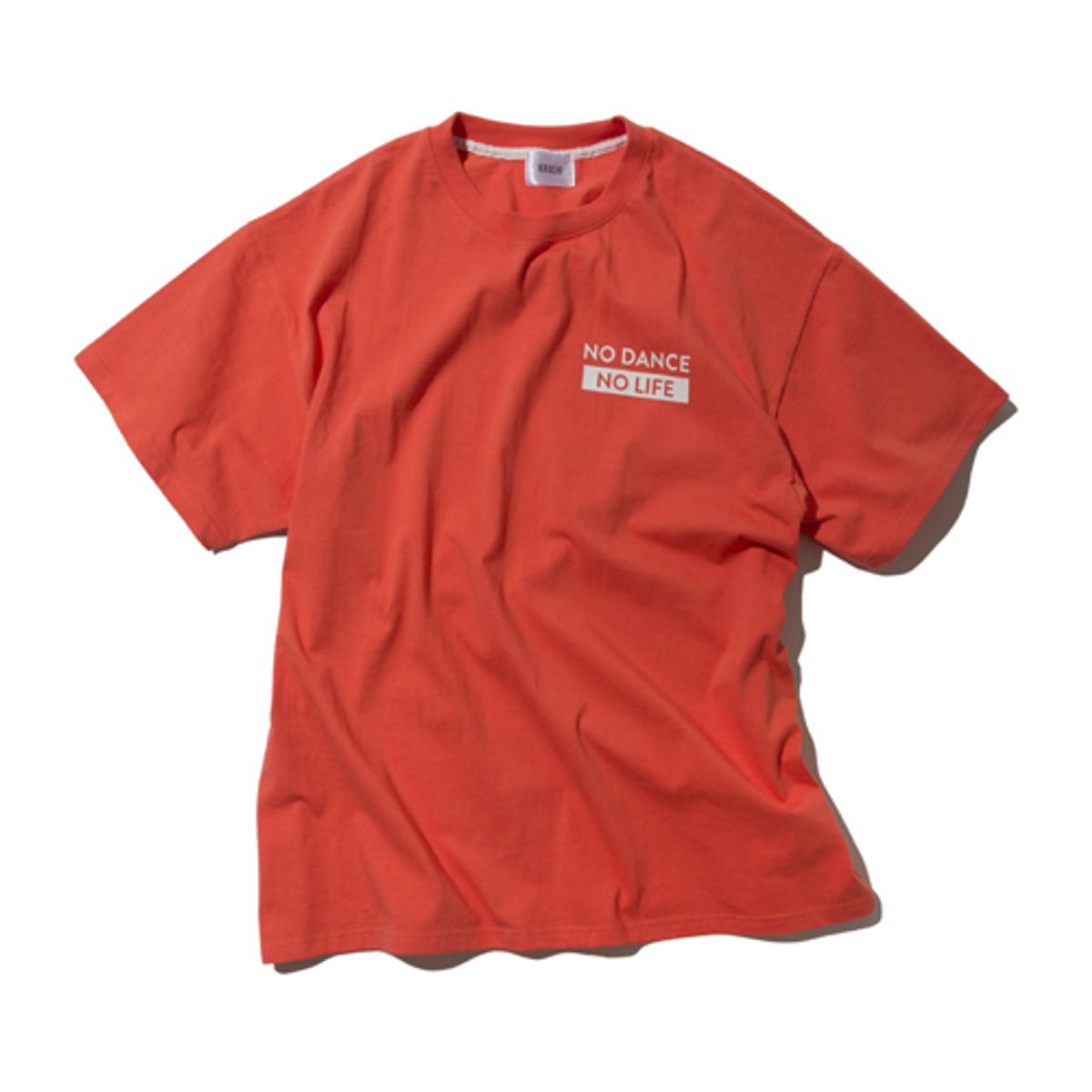 크루치(KRUCHI) NO DANCE NO LIFE T-Shirt (ORANGE)
