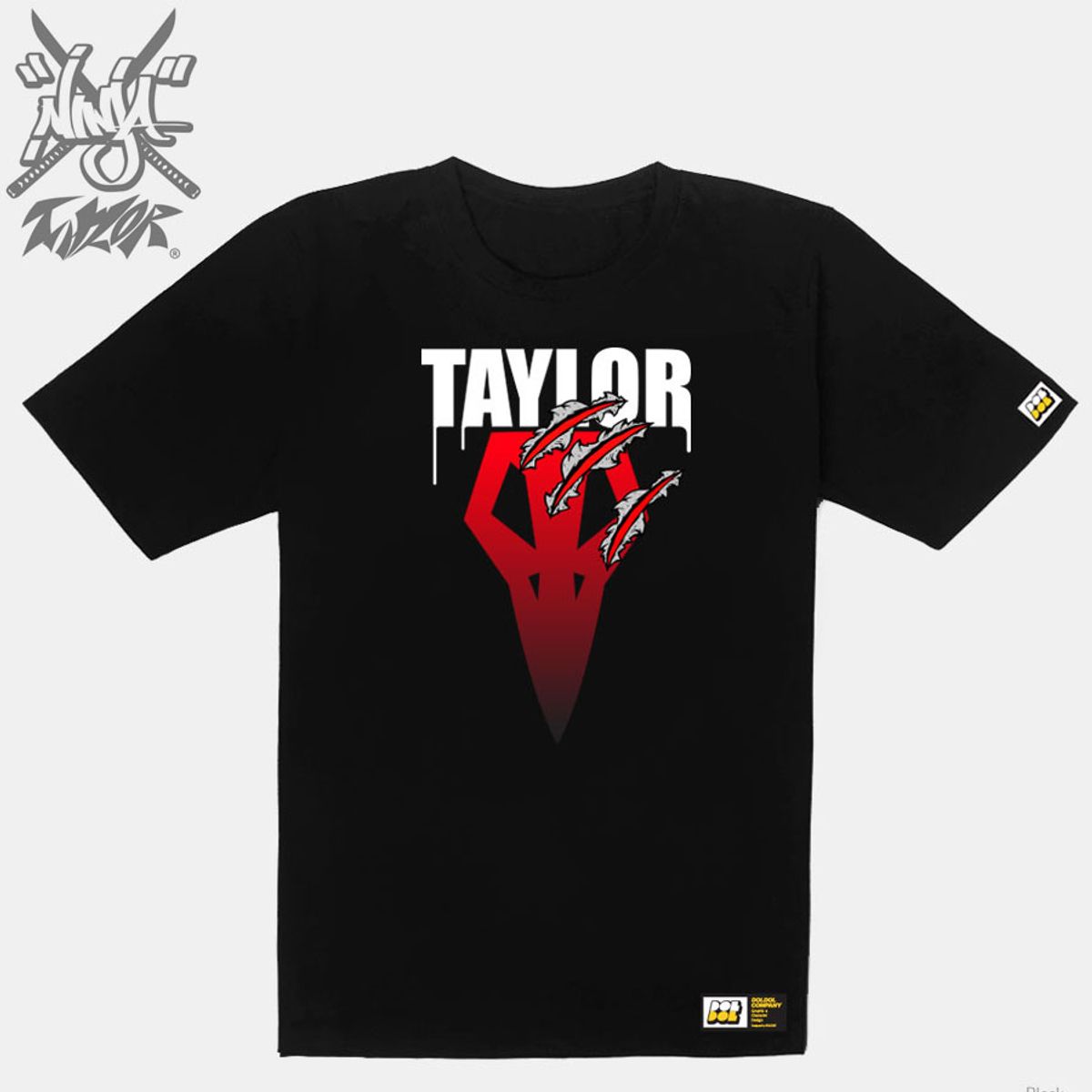 돌돌(DOLDOL) Ninja Talyor_T-shirts_11 닌자 크로우 테일러 익스트림 캐릭터 그래픽 그래피티 힙합 디자인 티셔츠