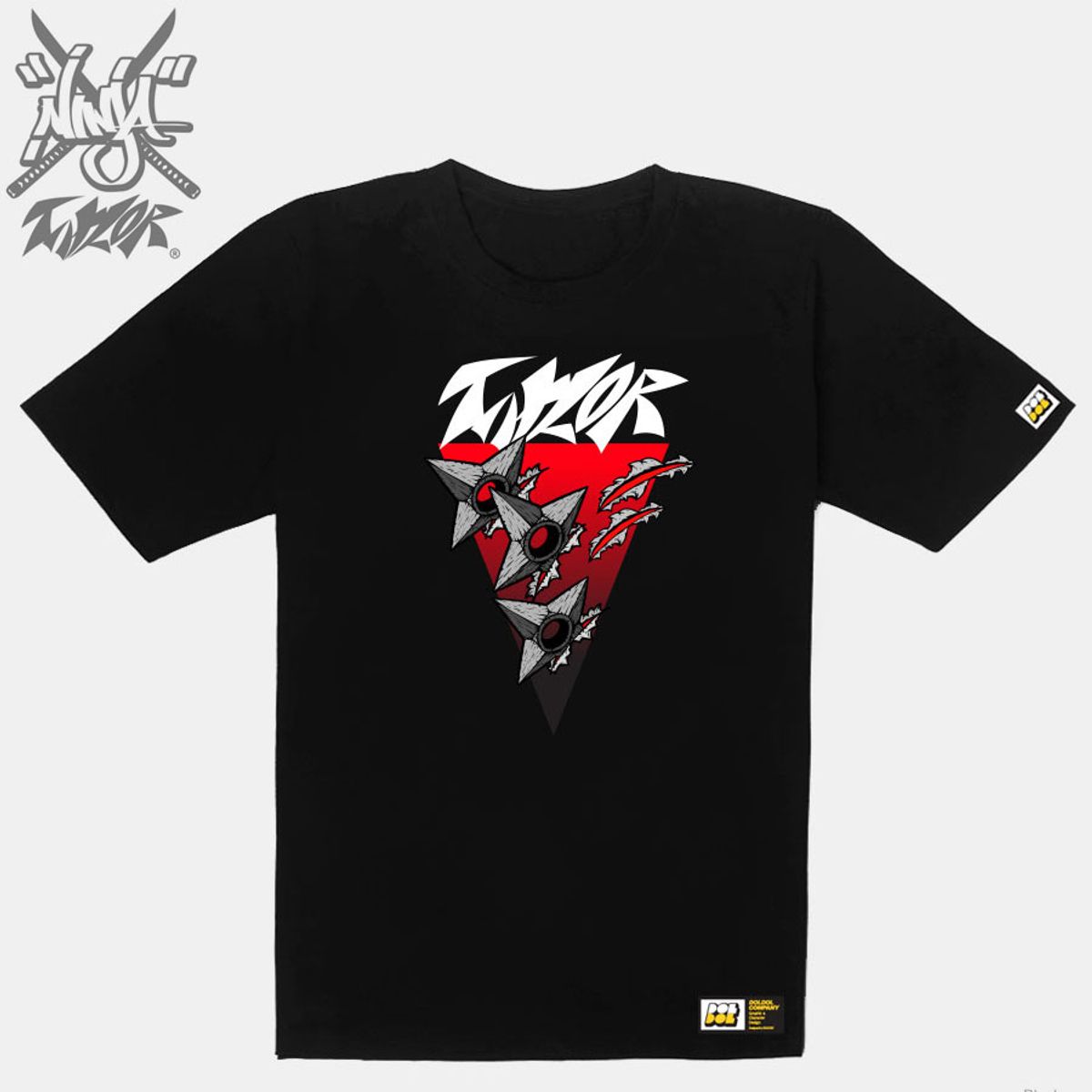 돌돌(DOLDOL) Ninja Talyor_T-shirts_12 닌자 크로우 테일러 익스트림 캐릭터 그래픽 그래피티 힙합 디자인 티셔츠