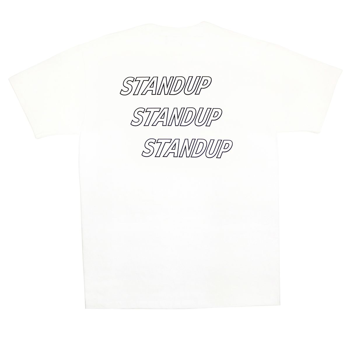 스탠드업(STANDUP) 트리플라인 화이트컬러 티셔츠