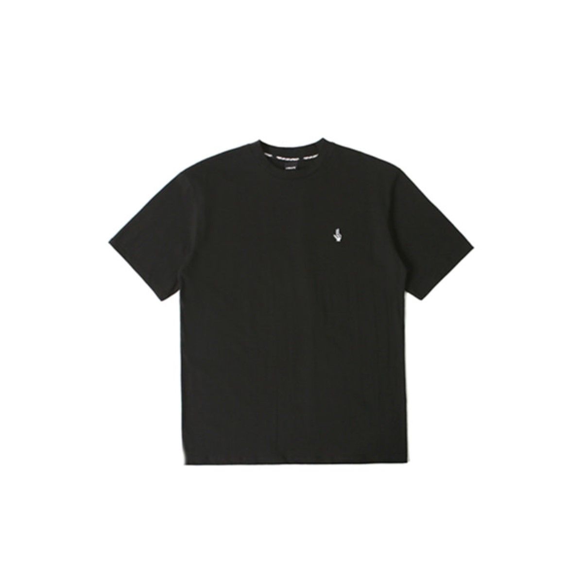 바이브레이트(VIBRATE) PIXEL LOGO COTTON T-SHIRT (black)