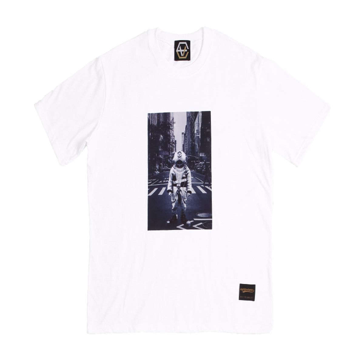 에잇볼륨(EIGHTVOLUME) EV City Diver Tee (White)