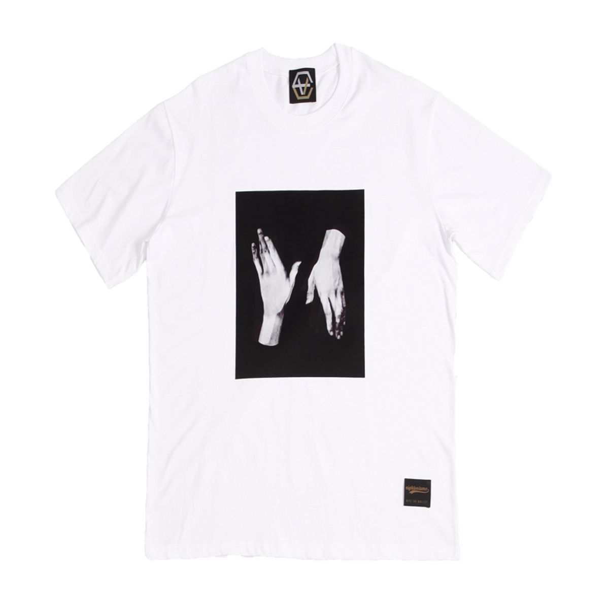 에잇볼륨(EIGHTVOLUME) EV Two Hands Tee (White)