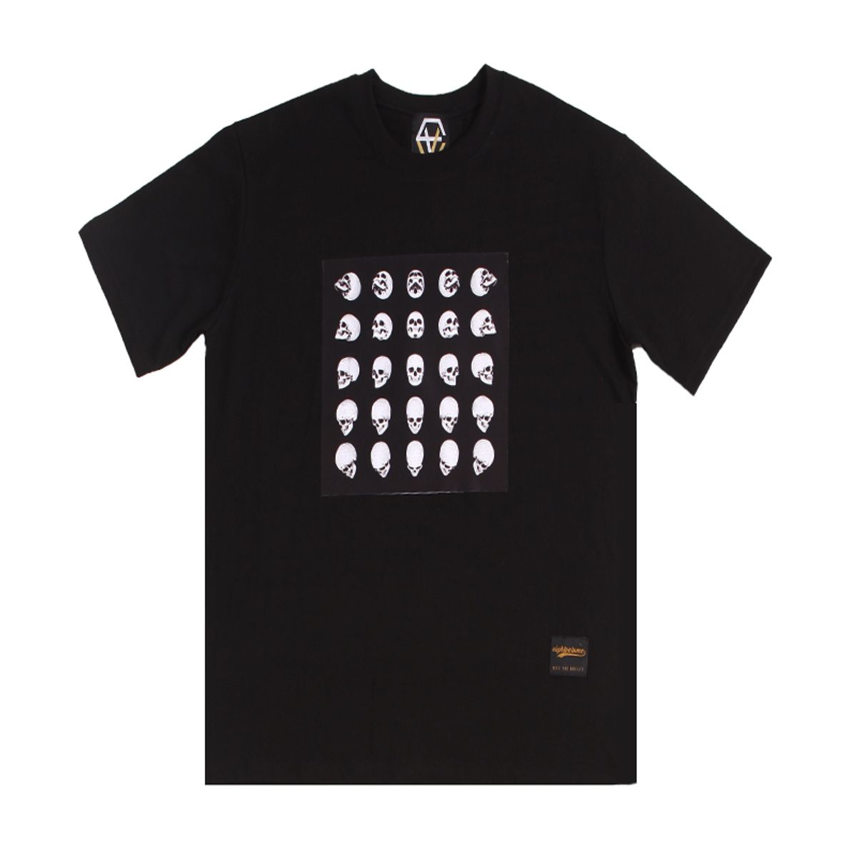 에잇볼륨(EIGHTVOLUME) EV 25 Skulls Tee (Black)
