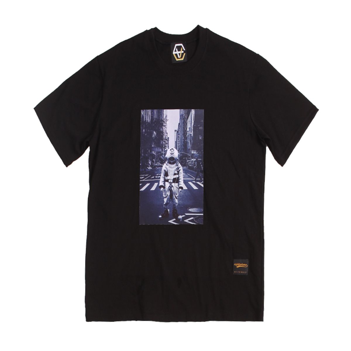에잇볼륨(EIGHTVOLUME) EV City Diver Tee (Black)