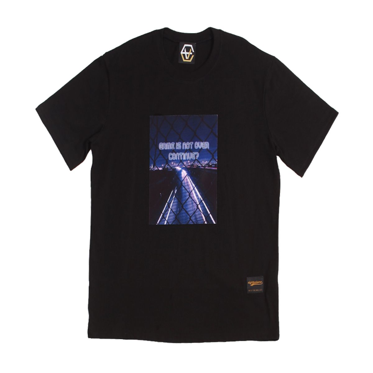 에잇볼륨(EIGHTVOLUME) EV Gameisnotover Tee (Black)