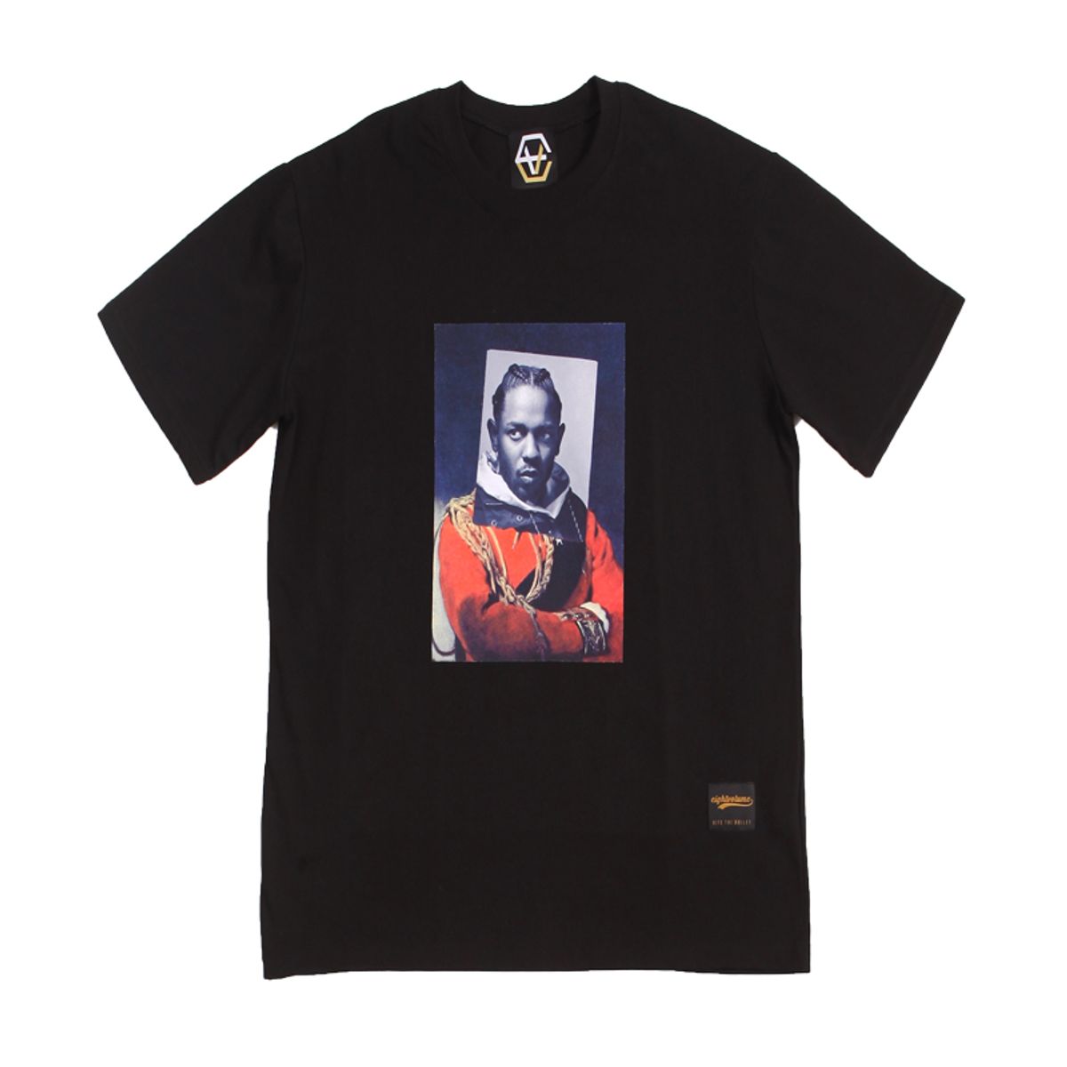 에잇볼륨(EIGHTVOLUME) EV Lamar Portrait Tee (Black)