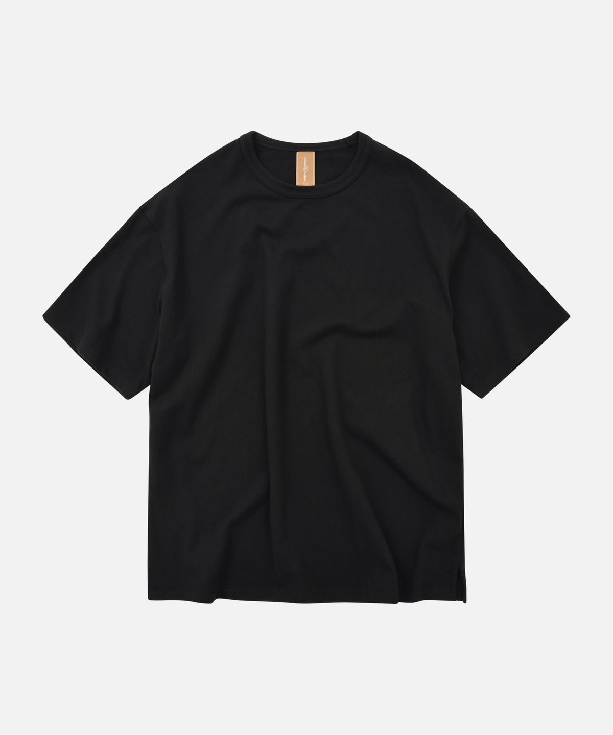 프리즘웍스(FRIZMWORKS) OG DOUBLE RIB OVERSIZED TEE _ BLACK