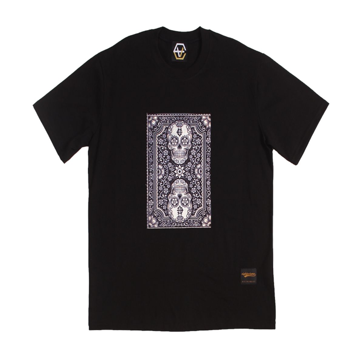 에잇볼륨(EIGHTVOLUME) EV Skull Card Tee (Black)