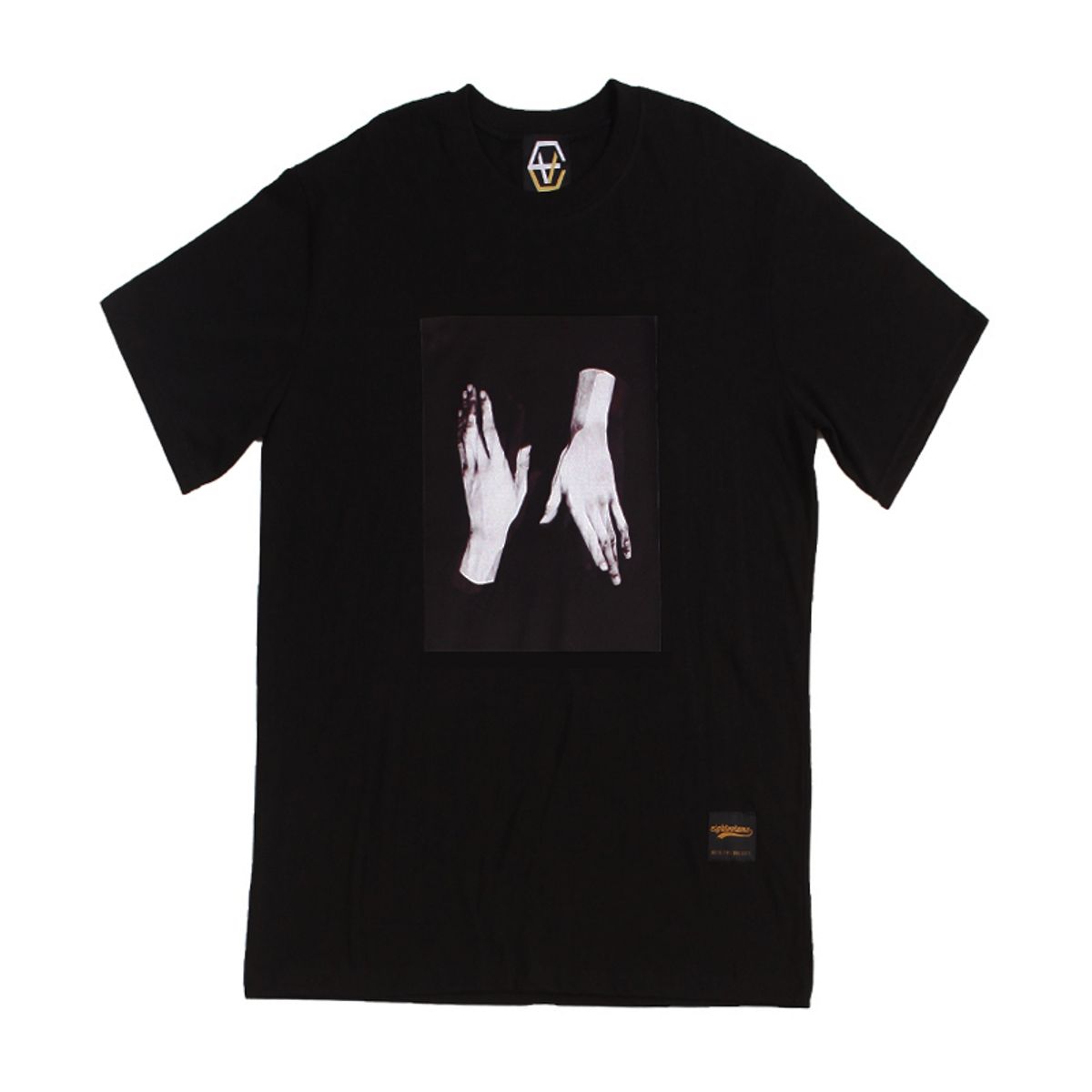 에잇볼륨(EIGHTVOLUME) EV Two Hands Tee (Black)