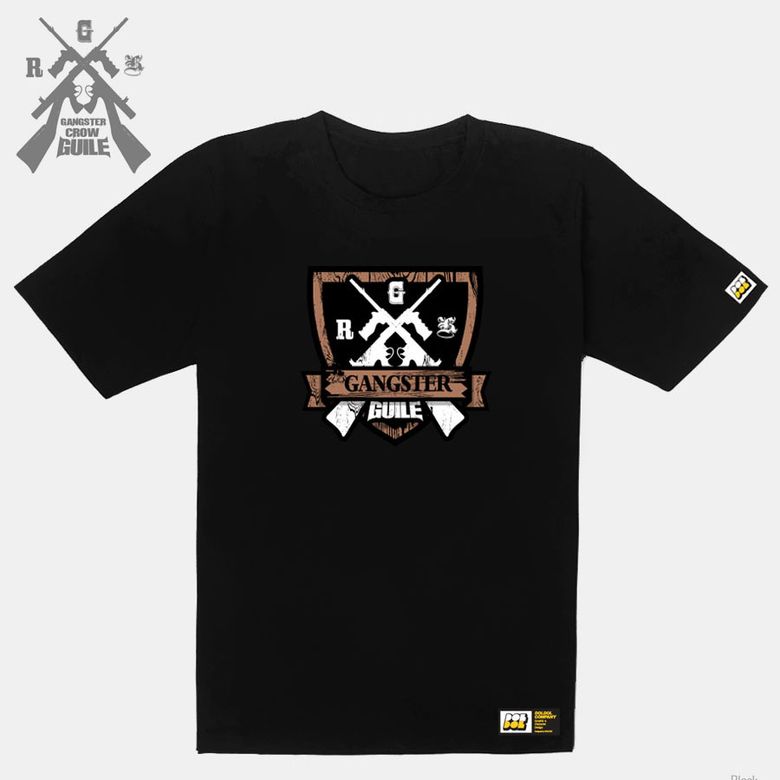 Gangster Guile_T-shirts_11 갱스터 크로우 가일 힙합 그래피티 캐릭터 그래픽 디자인 티셔츠