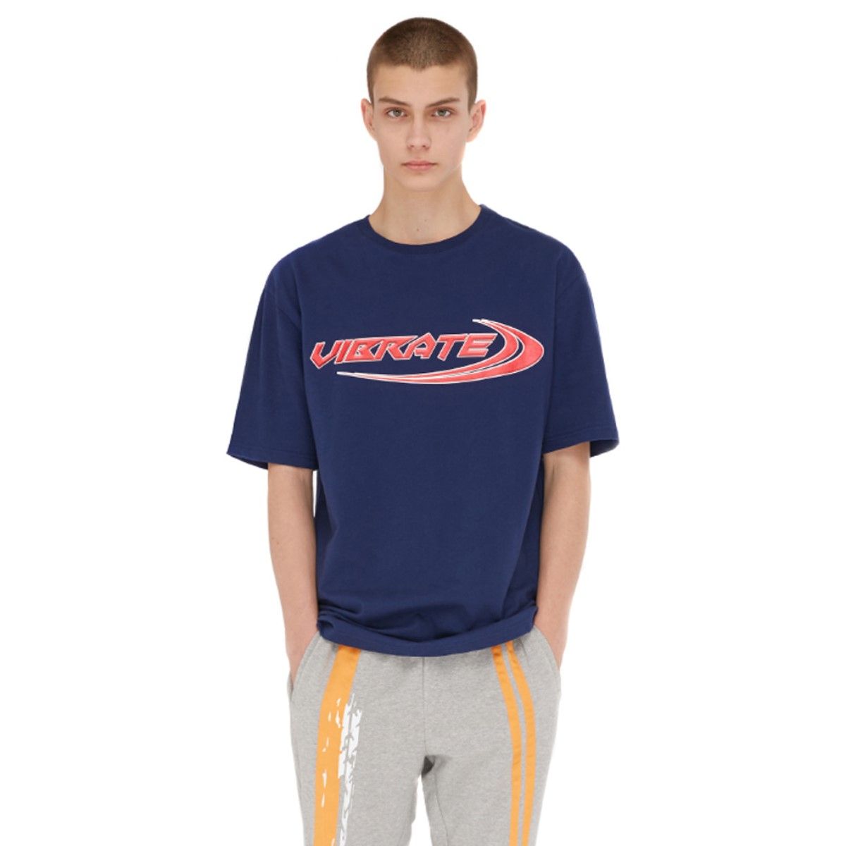 바이브레이트(VIBRATE) AUTOBAHN LOGO T-SHIRT