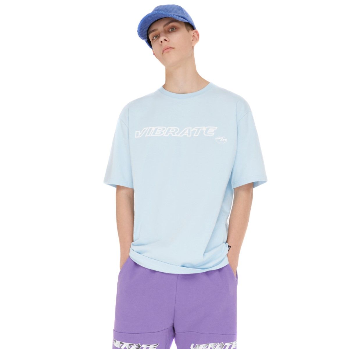 바이브레이트(VIBRATE) HAND DISC LOGO T-SHIRT