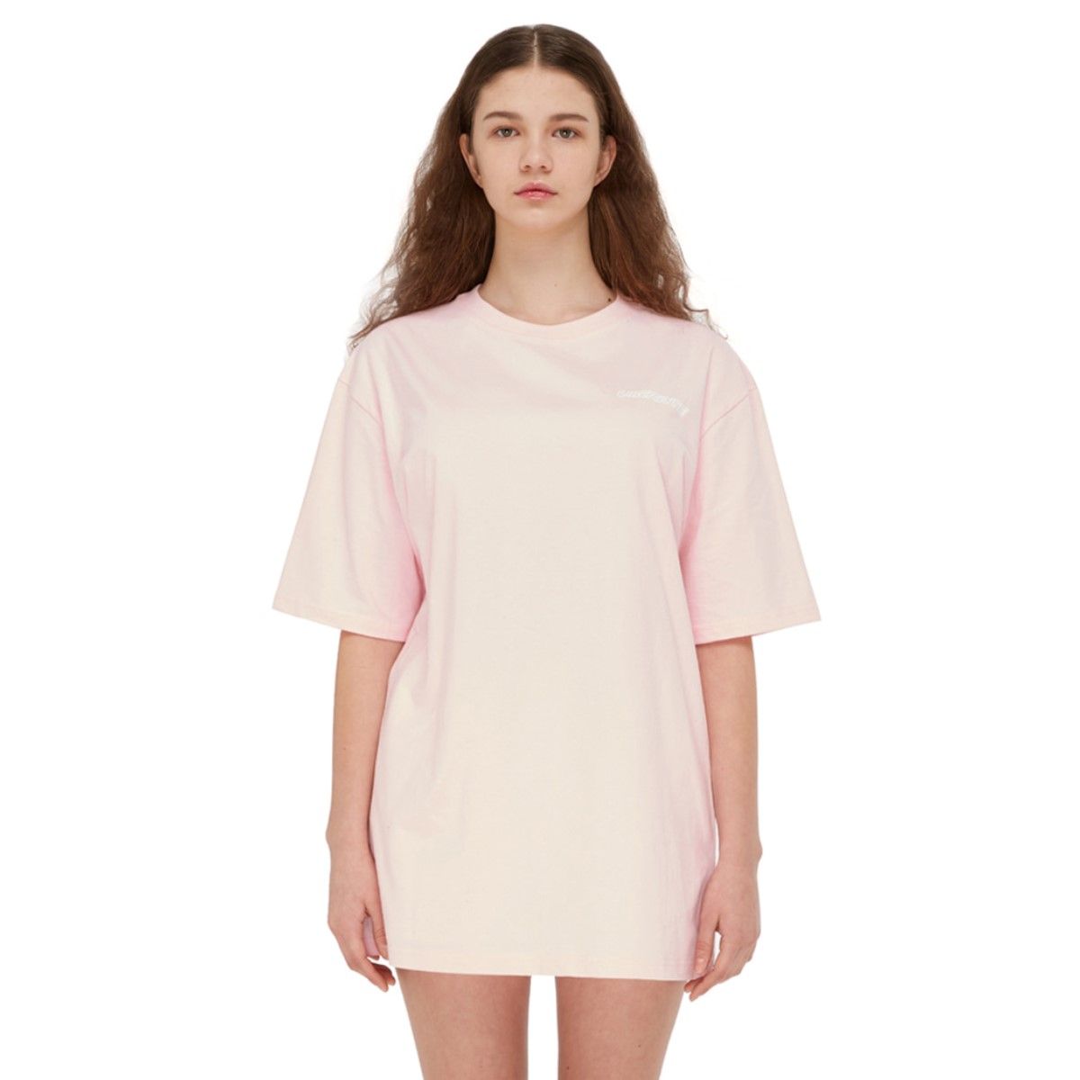 바이브레이트(VIBRATE) HAND DISC BACK LOGO T-SHIRT (PINK)