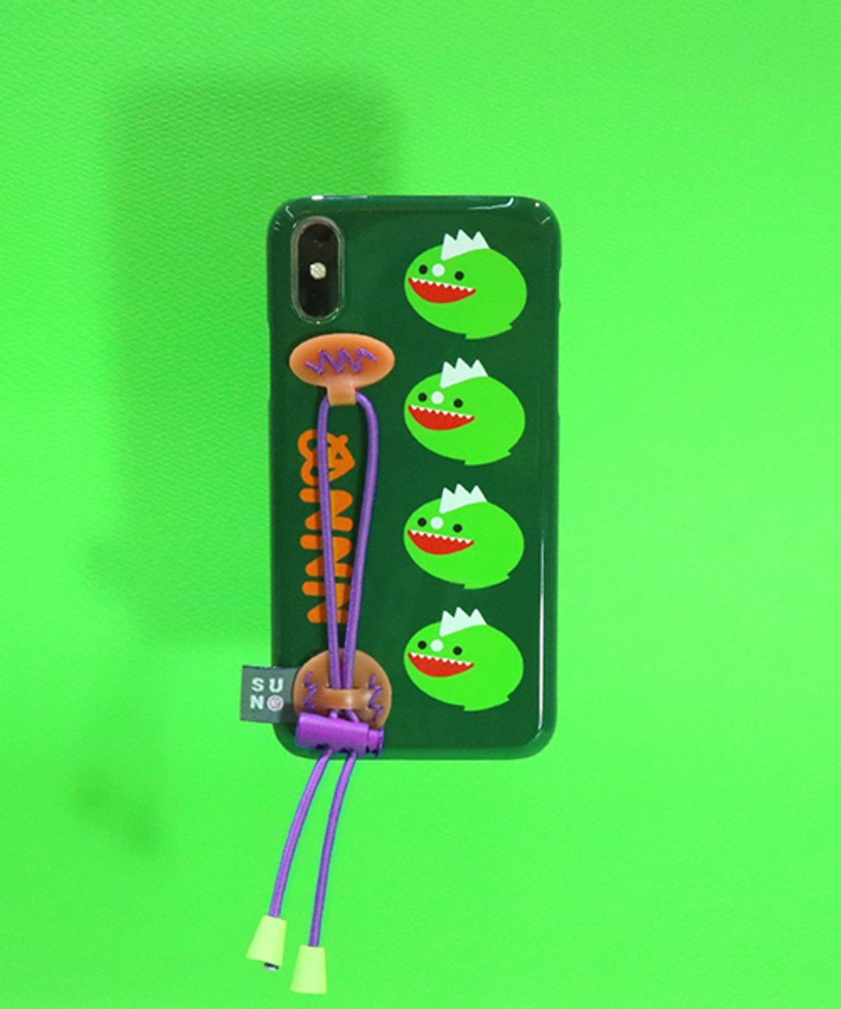 세컨드유니크네임(SECOND UNIQUE NAME) SUN CASE STRING GLOSSY DEEP GREEN