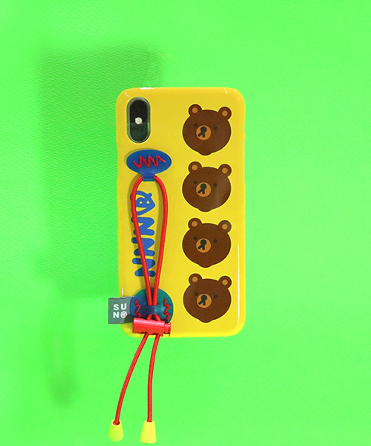 세컨드유니크네임(SECOND UNIQUE NAME) SUN CASE STRING GLOSSY YELLOW