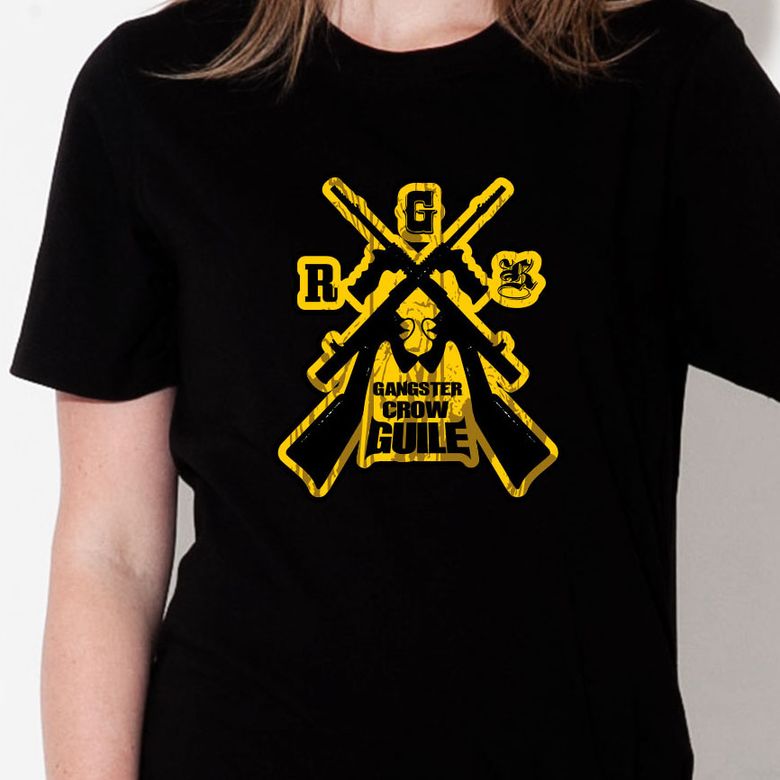 Gangster Guile_T-shirts_12 갱스터 크로우 가일 힙합 그래피티 캐릭터 그래픽 디자인 티셔츠