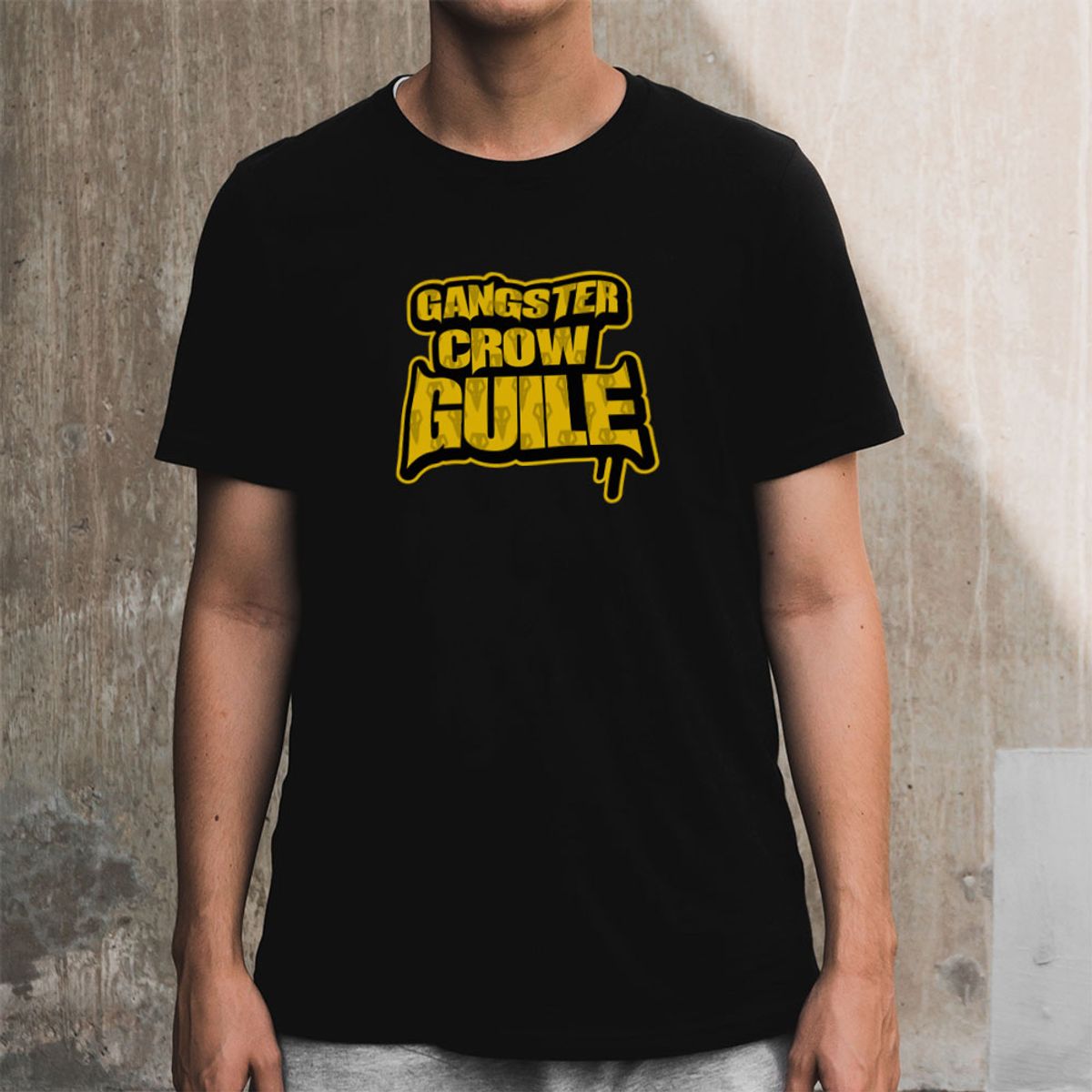 돌돌(DOLDOL) Gangster Guile_T-shirts_14 갱스터 크로우 가일 힙합 그래피티 캐릭터 그래픽 디자인 티셔츠