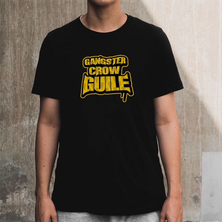 Gangster Guile_T-shirts_14 갱스터 크로우 가일 힙합 그래피티 캐릭터 그래픽 디자인 티셔츠