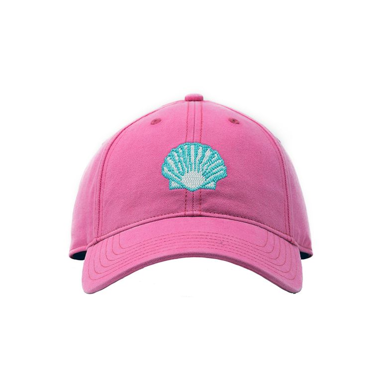 Adult`s Hats Scallop on Bright Pink