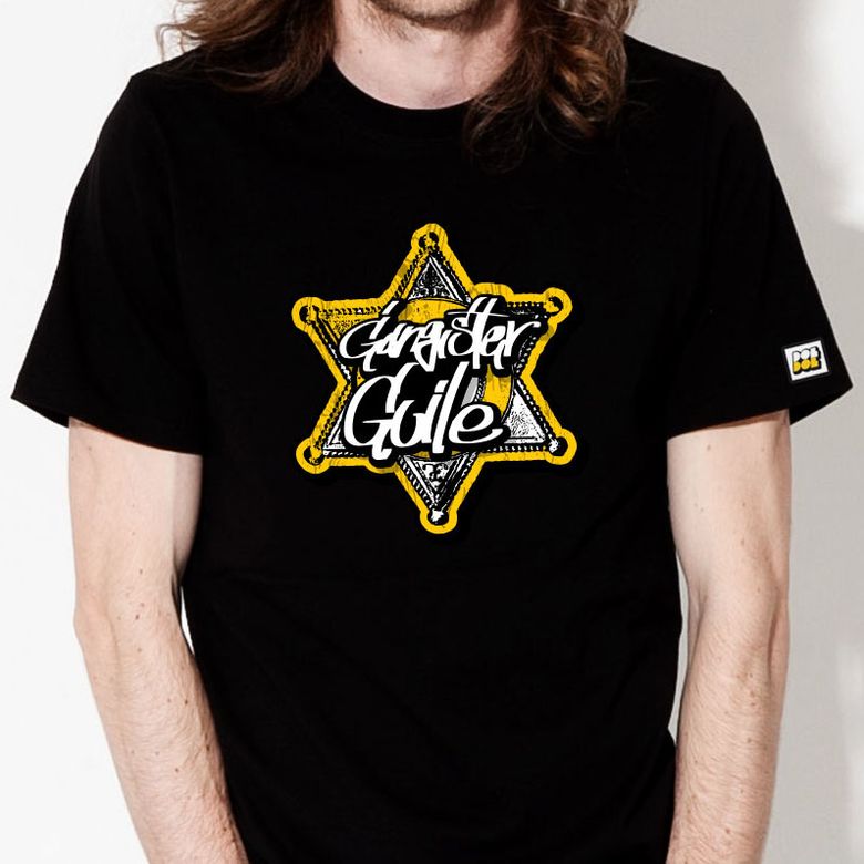 Gangster Guile_T-shirts_17 갱스터 크로우 가일 힙합 그래피티 캐릭터 그래픽 디자인 티셔츠