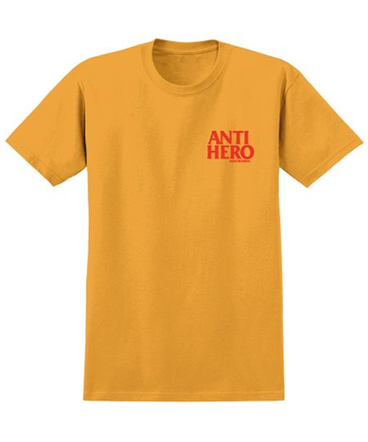 안티히어로(ANTI HERO) LIL BLACKHERO S/S T-Shirt - GOLD/RED 51020267P