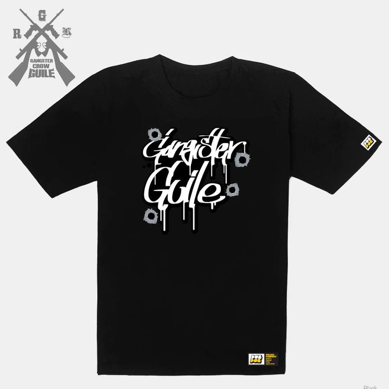 Gangster Guile_T-shirts_20 갱스터 크로우 가일 힙합 그래피티 캐릭터 그래픽 디자인 티셔츠