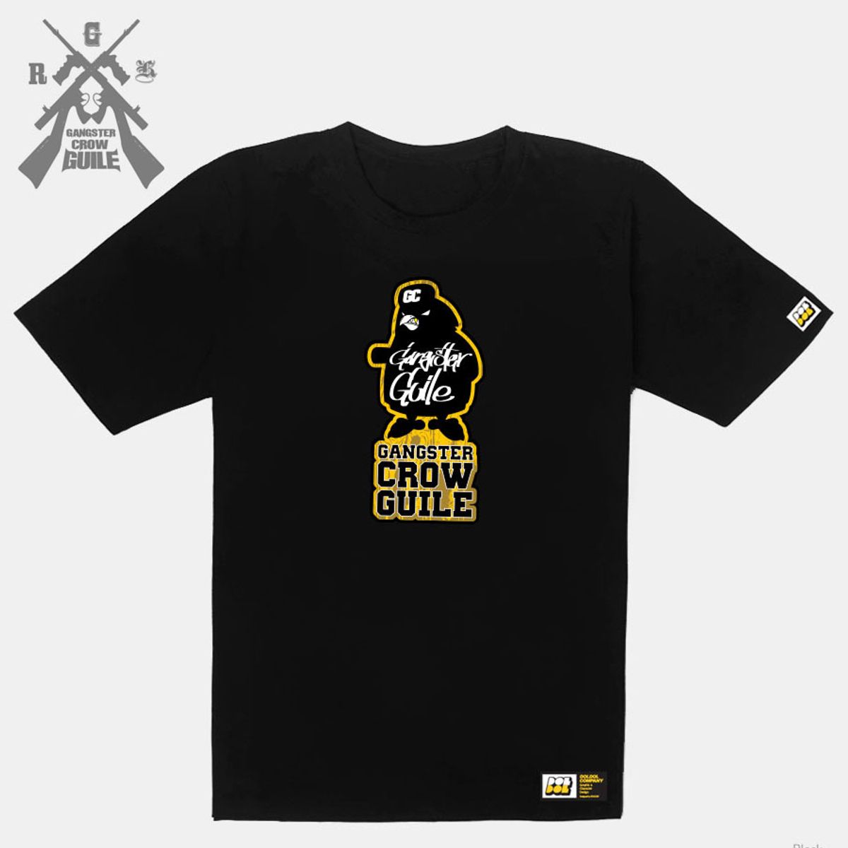 돌돌(DOLDOL) Gangster Guile_T-shirts_21  갱스터 크로우 가일 힙합 그래피티 캐릭터 그래픽 디자인 티셔츠