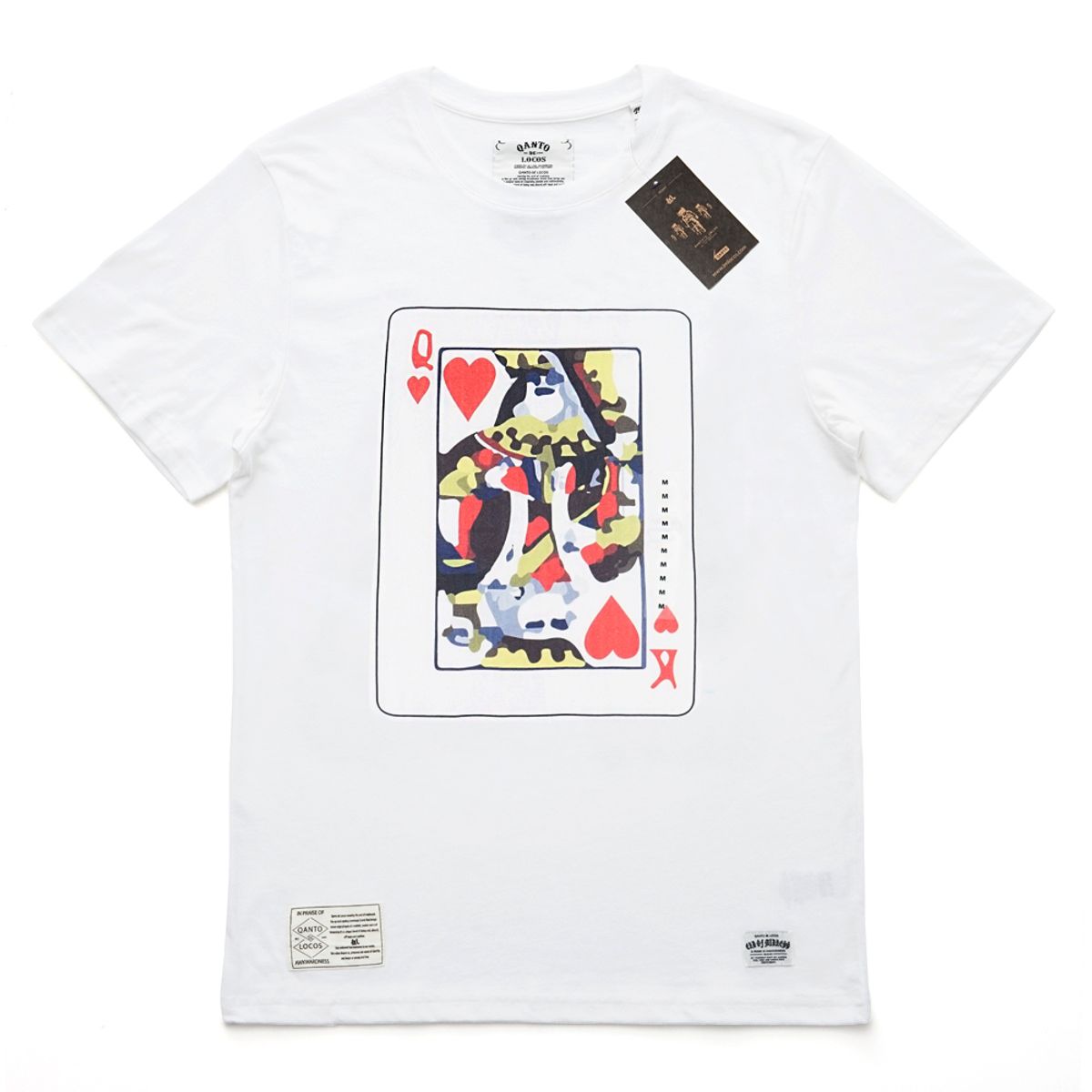 콴토데로코스(QANTO DE LOCOS) QUEEN_TEE_WHITE