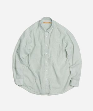 OG STRIPE SEERSUCKER SHIRT _ GREEN