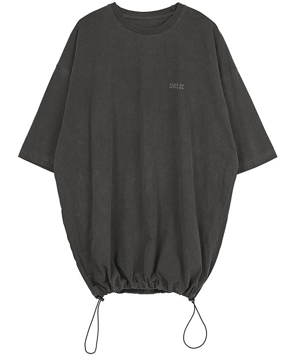 MUSINSA | FLAREUP Reversible Pigment String T-shirt (FU-141_Dark Grey)