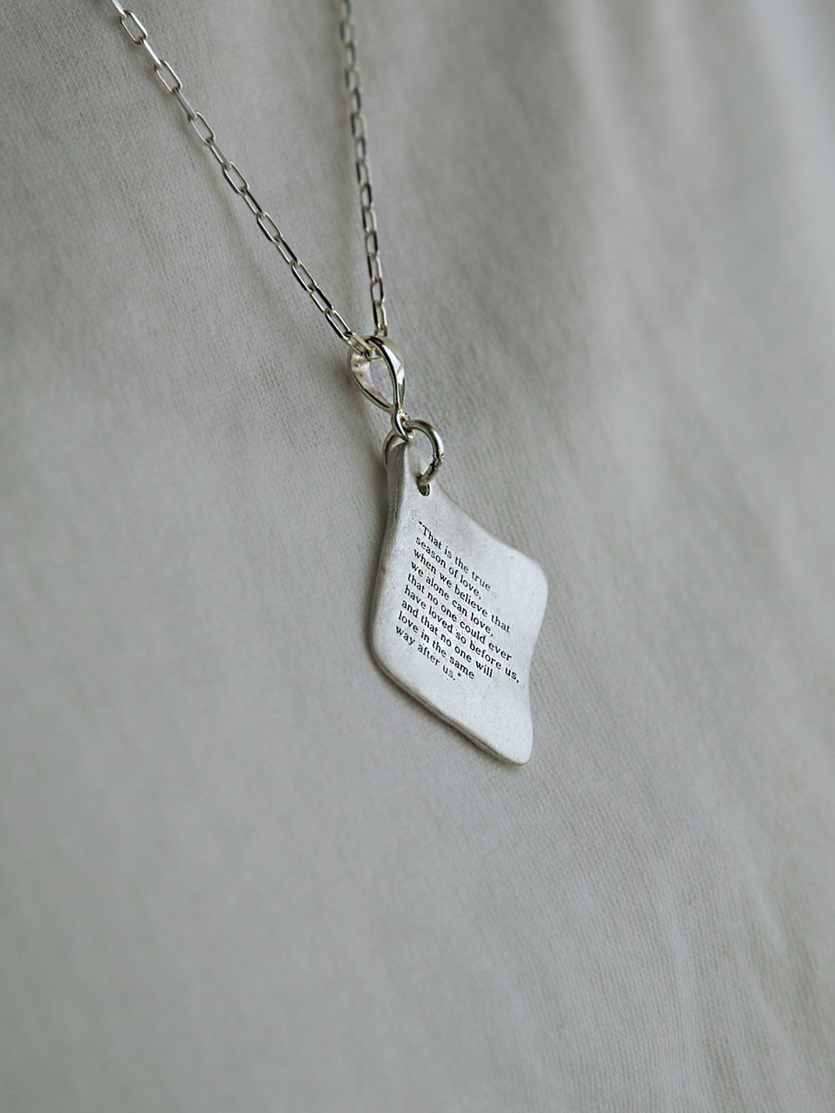 스튜디오 슬몃(STUDIO SELMYEOT) Page Necklace (Engraving)