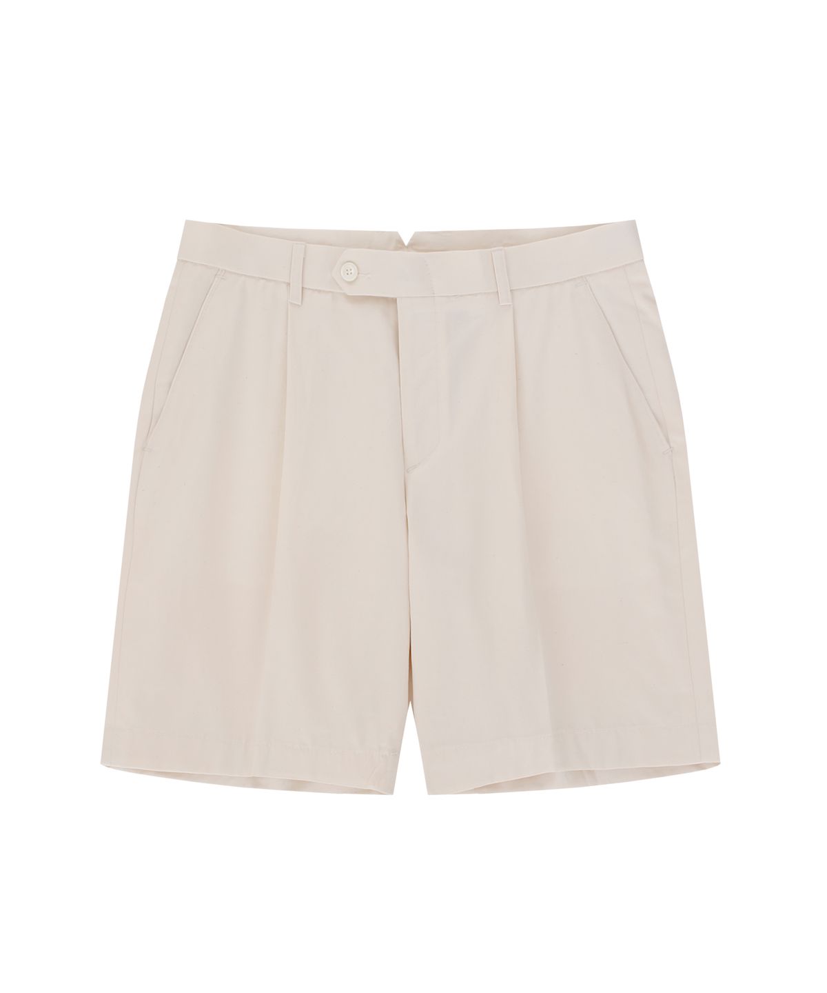 벨리프(BELLIEF) One tuck short pants (Cream)_BPS19306