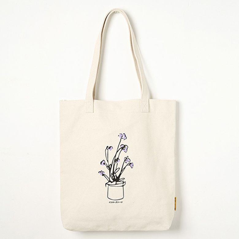 에코백 FLOWER POT CANVAS BAG -YS2094IF /IVORY
