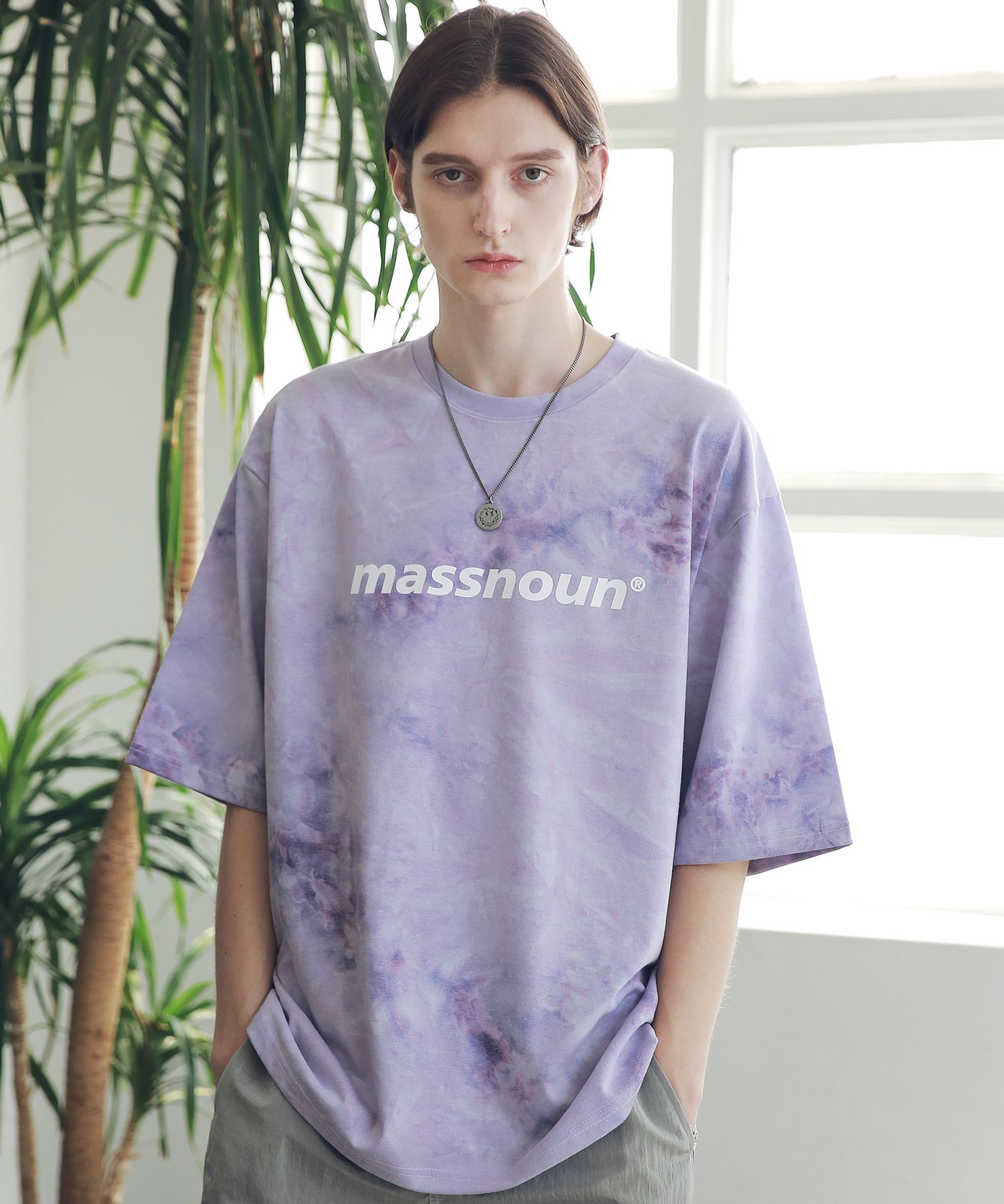 ◇MASSNOUN◇ SL LOGO TIE-DYE OVERSIZED Tシャツ_Deep Purple MUSINSA | MASSNOUN SL Logo Tie Dye Oversized Short Sleeve