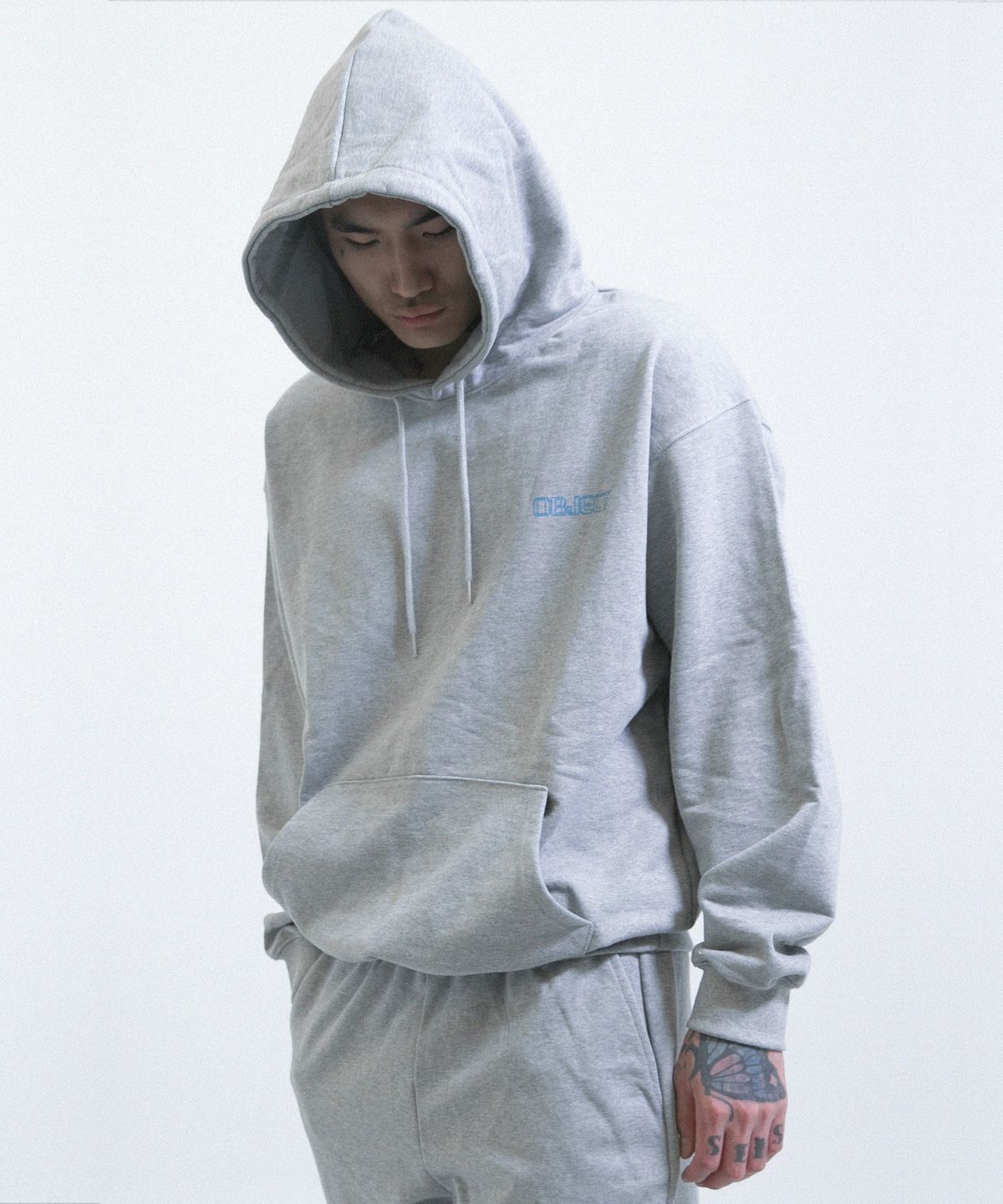 오브젝트(OBJECT) HYPERLINKING HOODIE (GRAY)