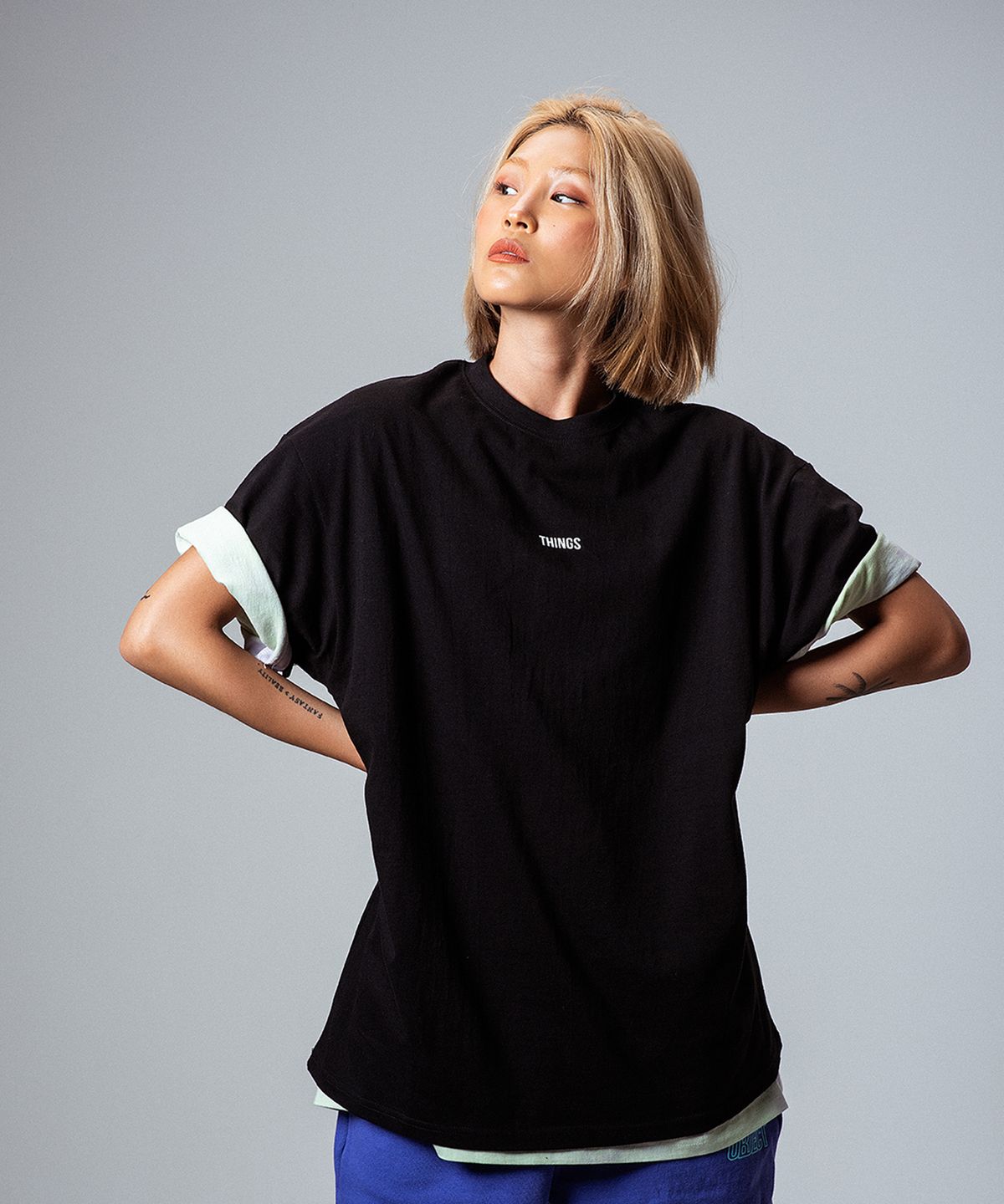 오브젝트(OBJECT) THINGS T-SHIRT (BLACK)