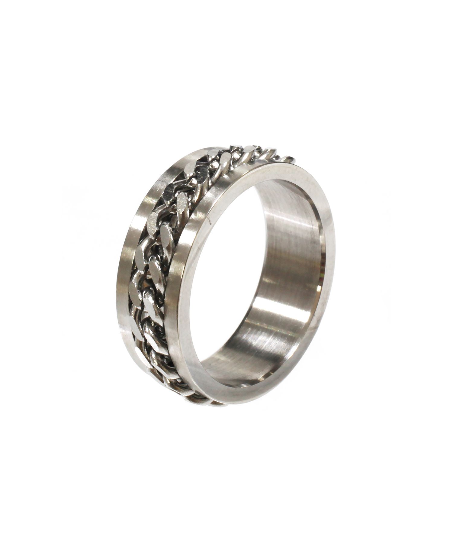 MUSINSA | SCALETTO 753 Surgical Steel Bangle Chain 2 Ring