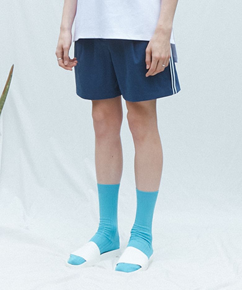 SIDE POINT SHORT PANTS (BLUE)