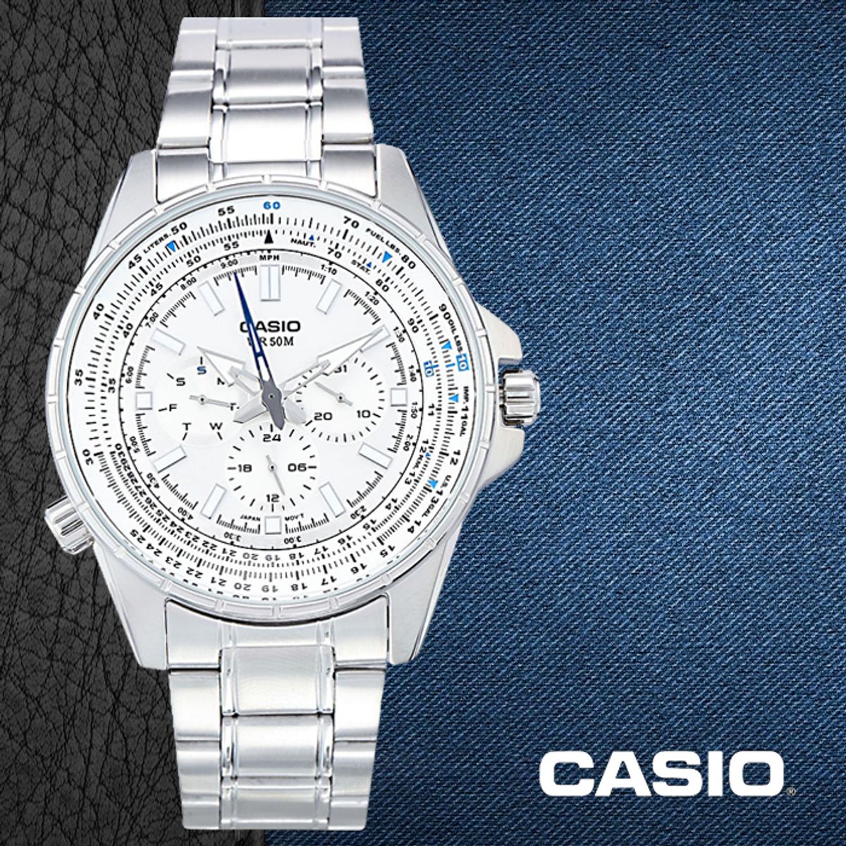 카시오(CASIO) MTP-SW320D-7A 남성시계 메탈밴드 손목시계 - 후기 | 무신사