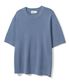 쿨 린넨라이크 크루넥 숏 슬리브 니트 블루 COOSKT010BLUE