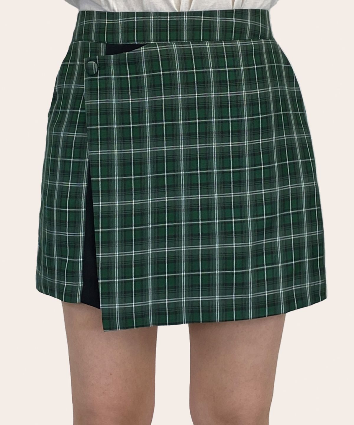 아파트먼트(APARTMENT) (W) UNBALANCE SKIRT - GREEN